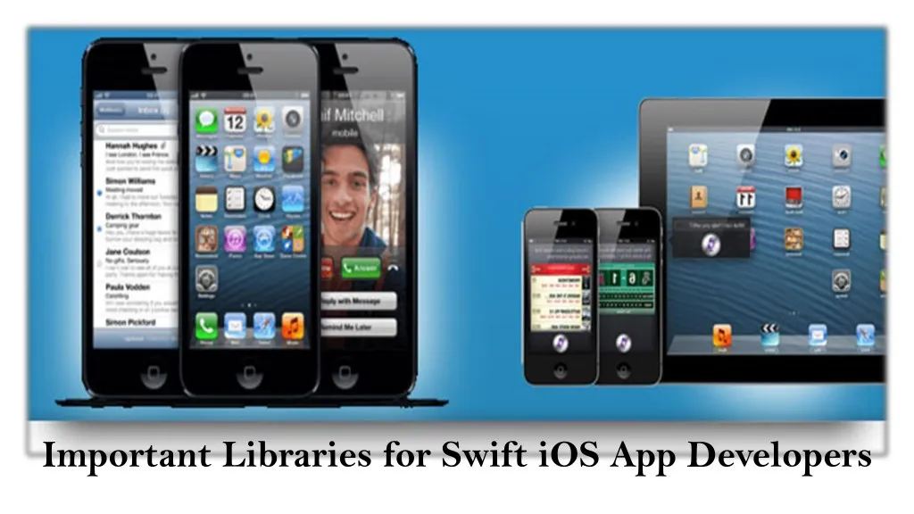 important libraries for swift ios app developers