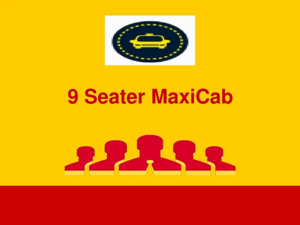 9 Seater Maxicab