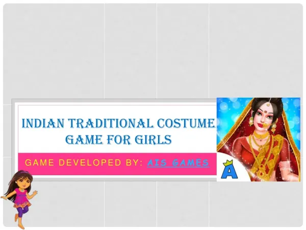 Indian Traditional Costume Game for Girls