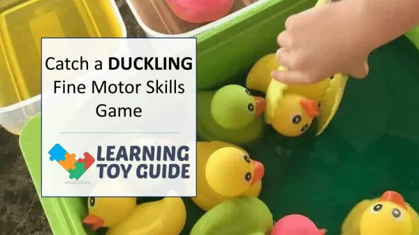 Catch a Duckling Fine Motor Skills Game