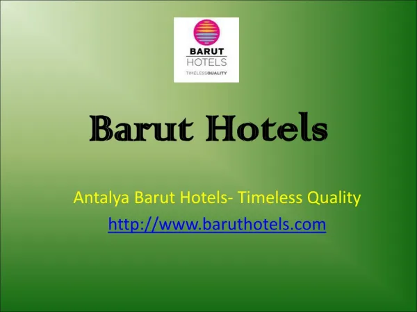 Hotels in Antalya - Antalya resorts