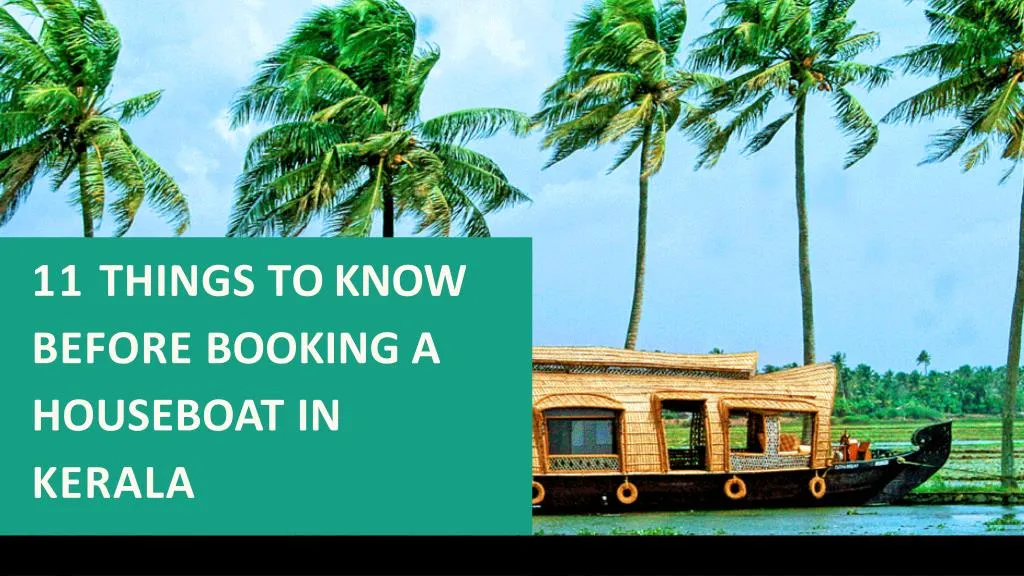 11 things to know before booking a houseboat