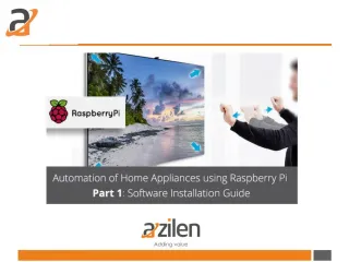 [Part-1] Automation of Home Appliances using Raspberry Pi – Software Installation Guide - slide 1