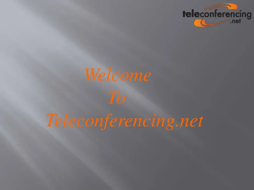 welcome to teleconferencing net