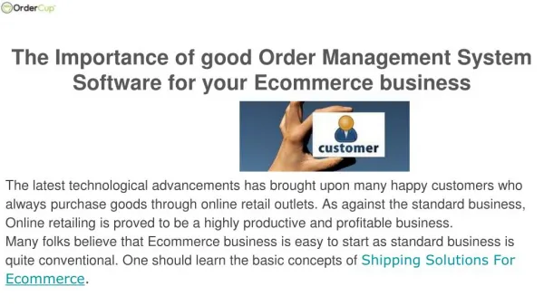 The Importance of good Order Management System Software for your Ecommerce business