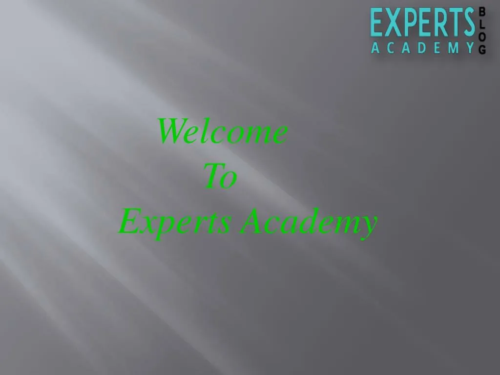 welcome to experts academy