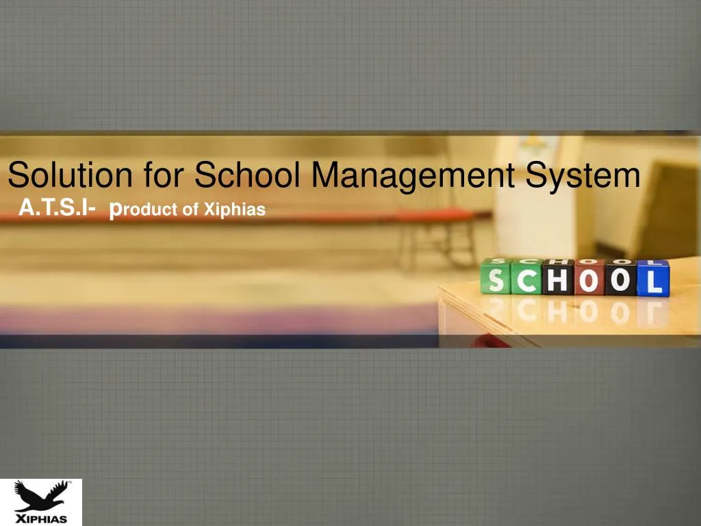 solution for school management system
