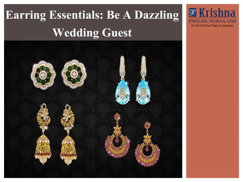 earring essentials be a dazzling wedding guest