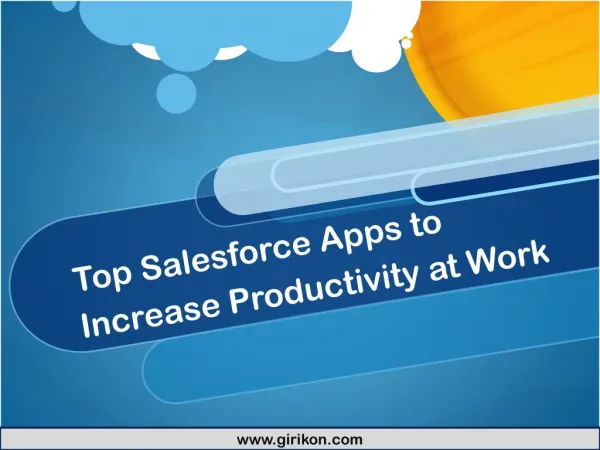 Top Salesforce Apps to Increase Productivity at Work