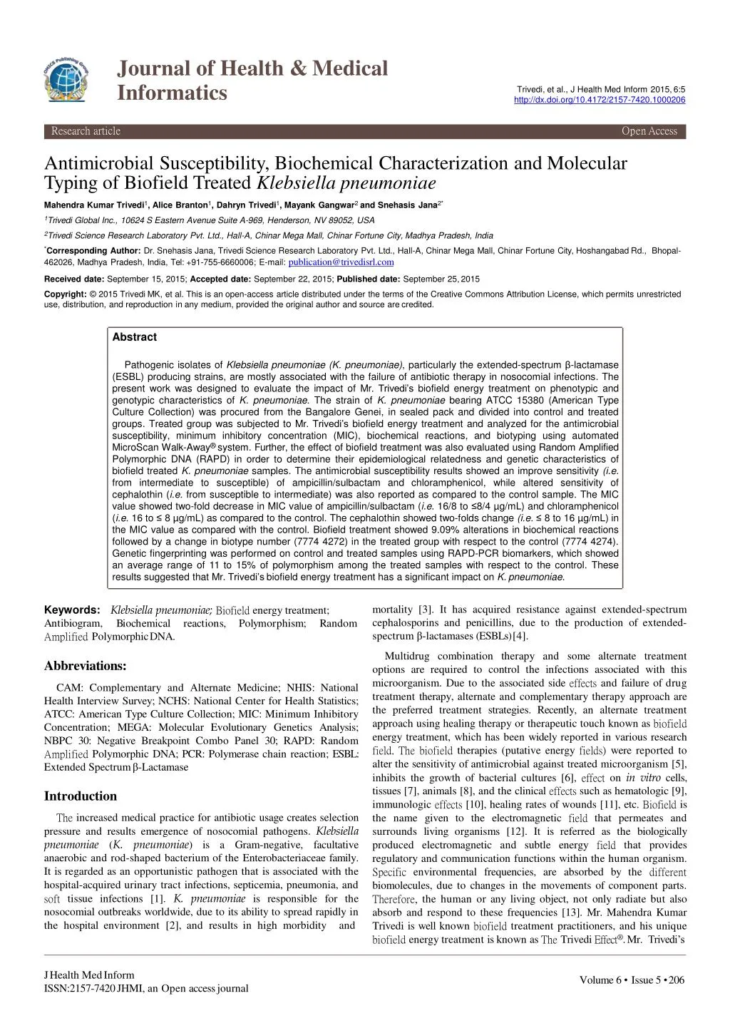 journal of health medical informatics