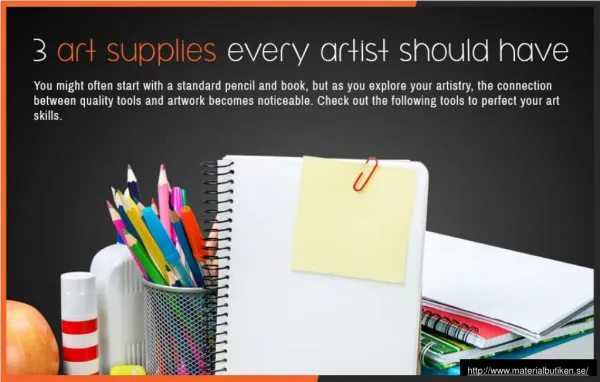 Essentials for every artist
