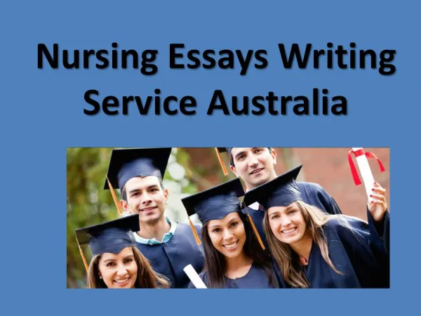 Nursing Essays Writing service Australia