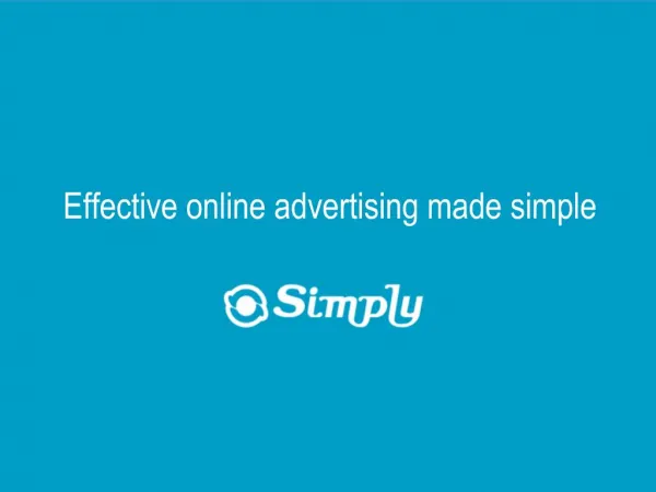 Effective online advertising made simple