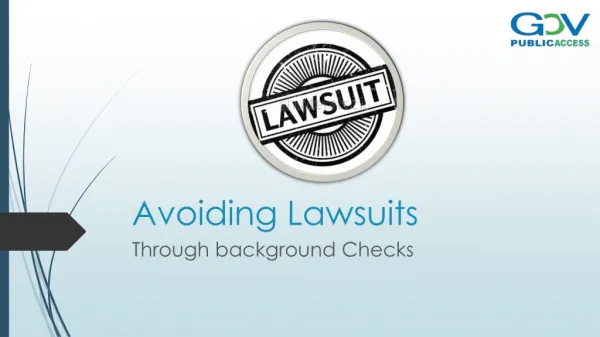 Avoiding Lawsuits Through background Checks
