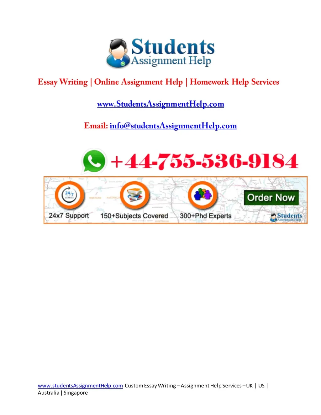 www studentsassignmenthelp com custom essay