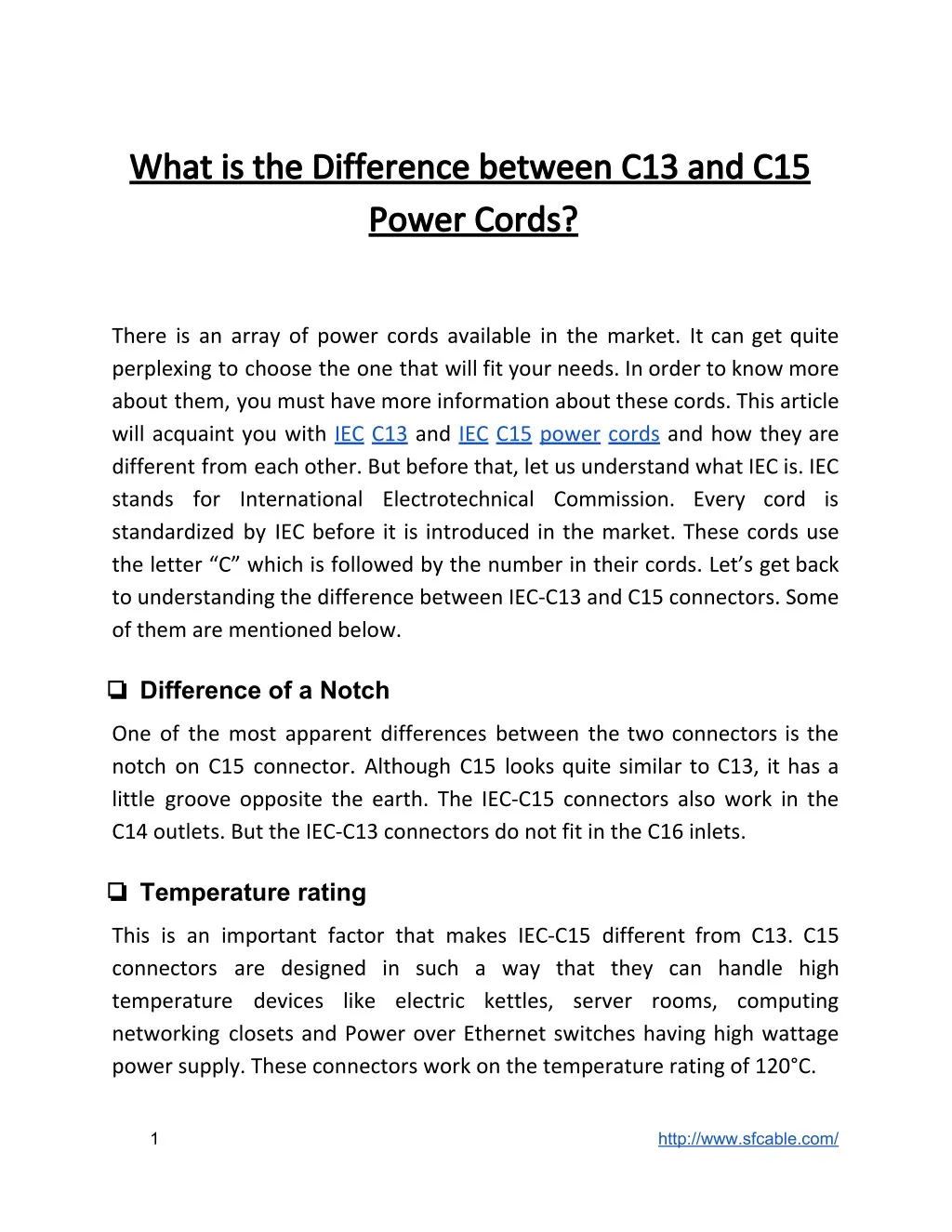 what is the difference between c13 and c15 what