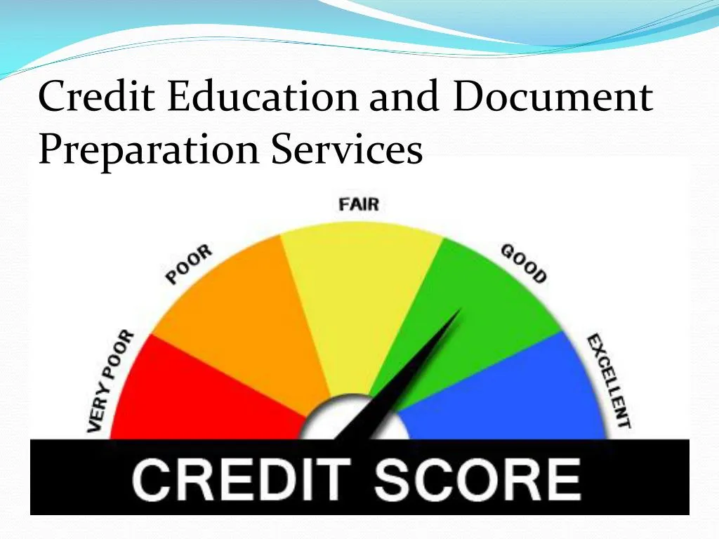 credit education and document preparation services