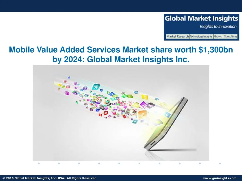 mobile value added services market share worth