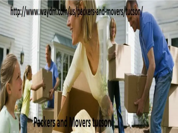 Packers and Movers tucson