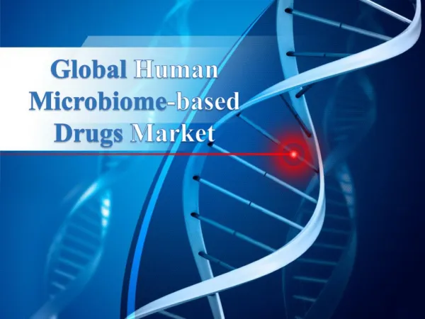 Global Human Microbiome-based Drugs Market