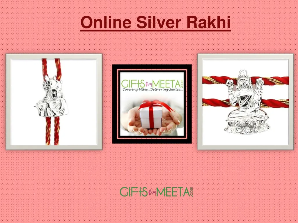 online silver rakhi