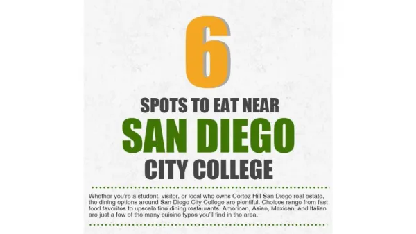 6 Spots to Eat Near San Diego City College