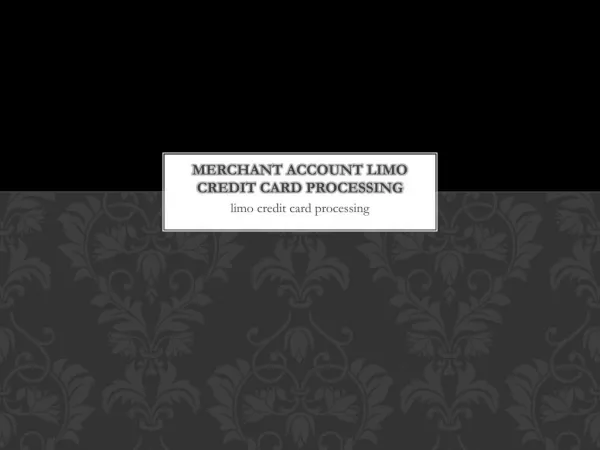 Merchant Account Credit Card Processing Services - taxi credit card processing