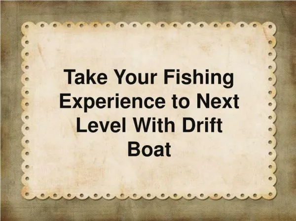 Buy Best Drift Boat Online