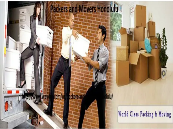 Packers and Movers Honolulu