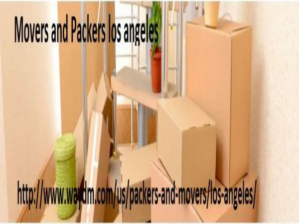 Packers and Movers los angeles