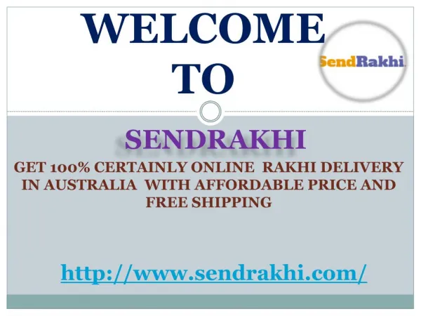 Send rakhi to Australia with 100% express delivery and free shipping.