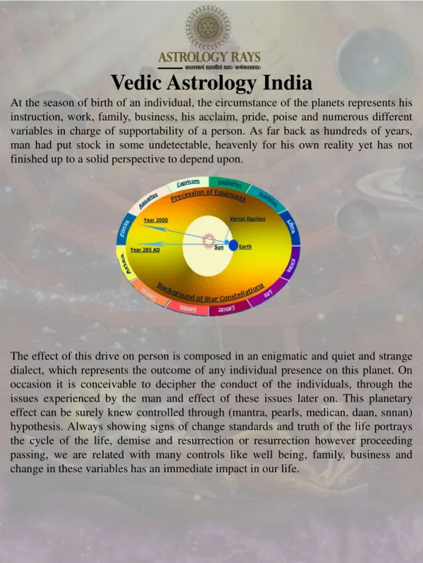 Vedic Astrology India
