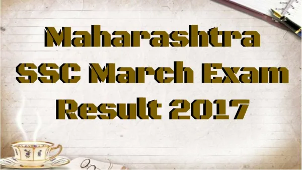 Maharashtra SSC March Exam Result 2017 Check Date Of Announcement