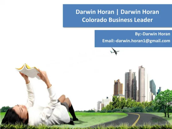 Darwin Horan | Darwin Horan Colorado Business Leader