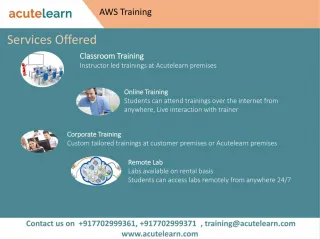 AWS Training - slide 1