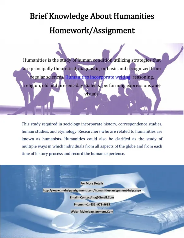 Humanities Homework Help
