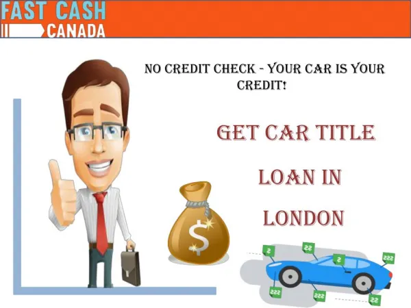 Car title loans London
