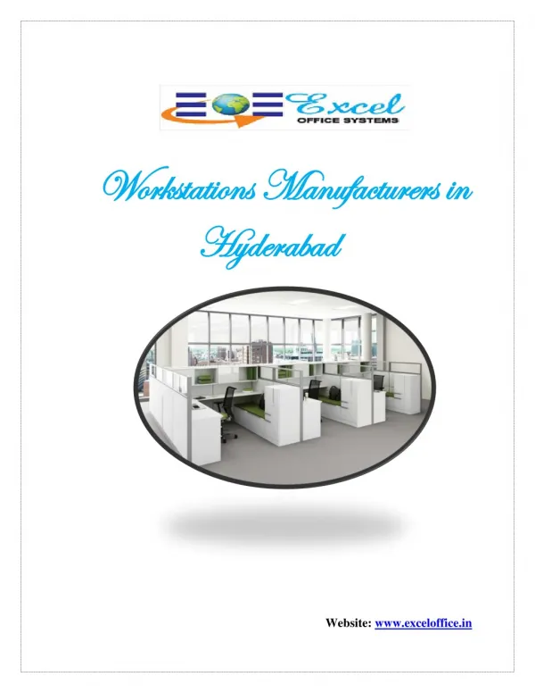 Workstations Manufacturers in Hyderabad,