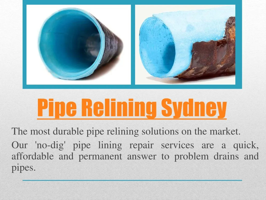 pipe relining sydney the most durable pipe