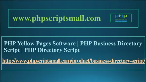PHP Yellow Pages Software | PHP Business Directory Script