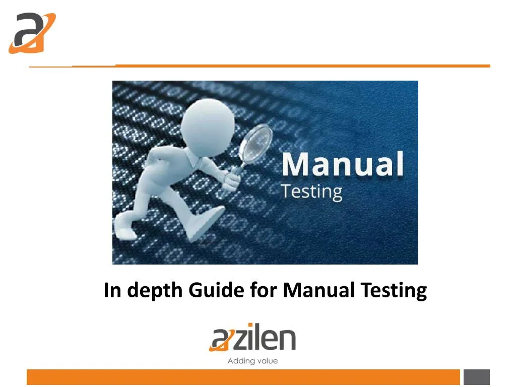 in depth guide for manual testing