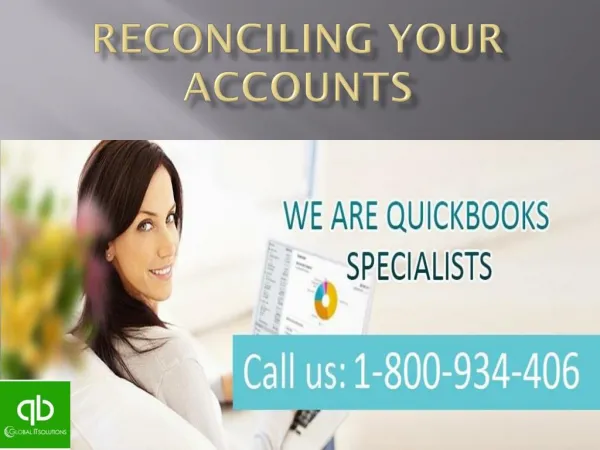 Quickbooks Reconcile bank and credit card accounts