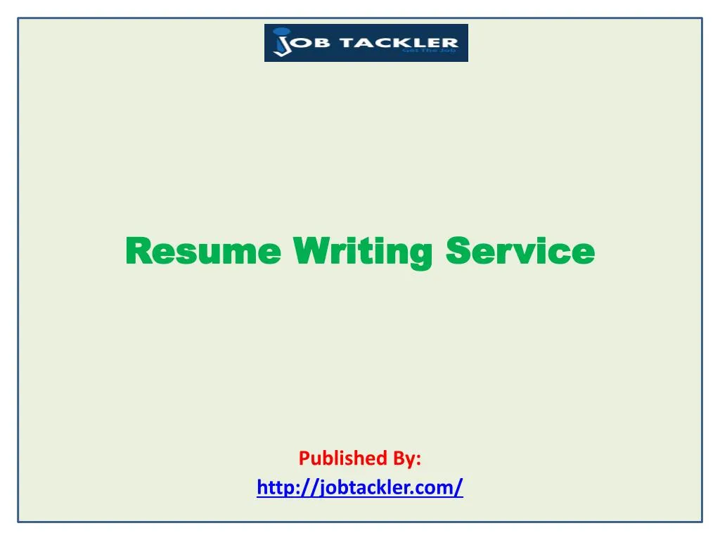 resume writing service published by http jobtackler com