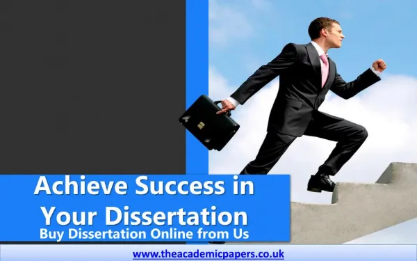 Achieve Success in Dissertation - Buy Dissertation Online from Us