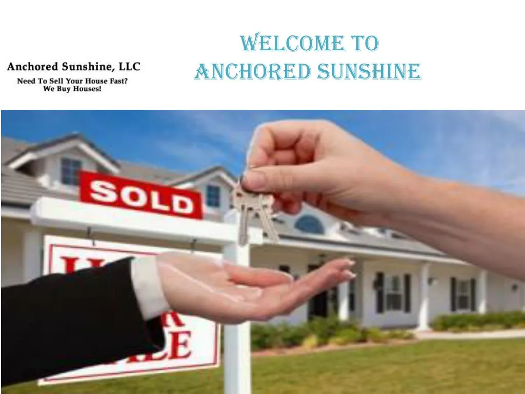 welcome to anchored sunshine