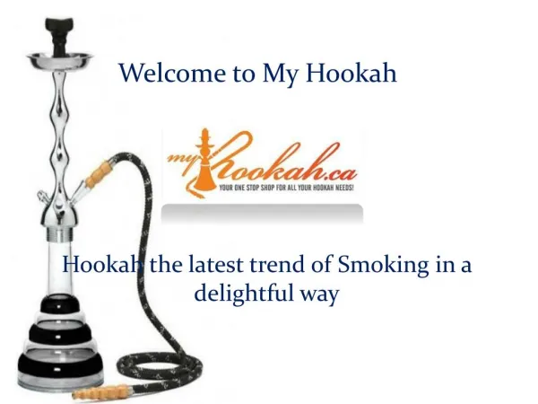 Hookah Accessories and Khalil Mamoon hookah presented by myhookah.ca