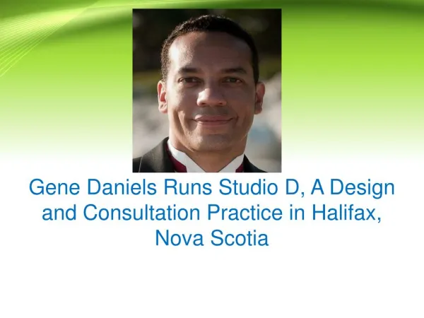 Gene Daniels Halifax Nova Scotia