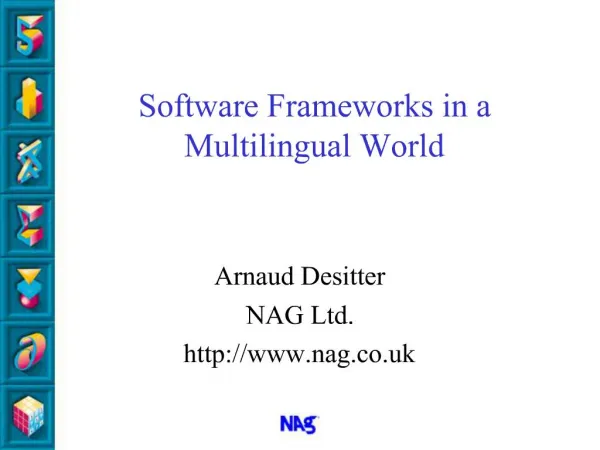 Software Frameworks in a Multilingual World