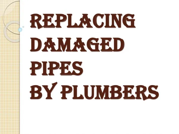 Why You Need Various Plumbing Services for Your House?