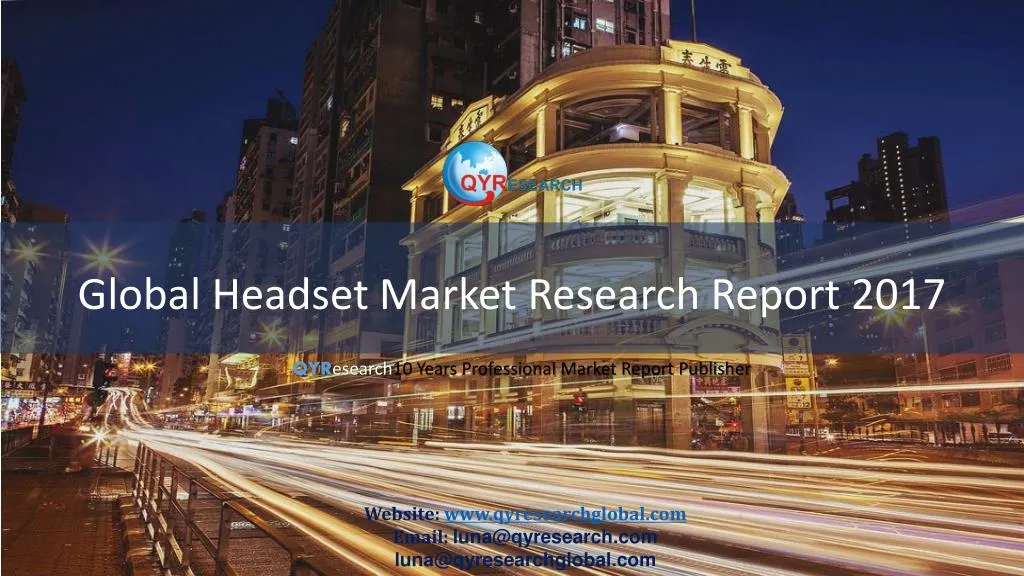global headset market research report 2017